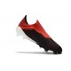 Nouvelles Crampons Foot Pour Hommes - Adidas X 18+ FG Noir Rouge Blanc