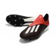 Nouvelles Crampons Foot Pour Hommes - Adidas X 18+ FG Noir Rouge Blanc