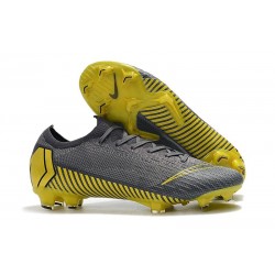 Crampons de Foot 2019 Nike Mercurial Vapor XII Elite FG Gris Tonnerre Noir Gris Foncé