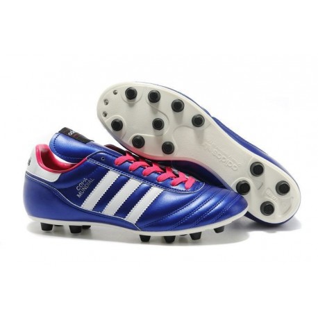 Chaussures Football Copa Mundial Pas Cher Violet Rose Blanc