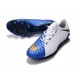 Nouveau Nike Hypervenom Phantom III FG Chaussure Homme Bleu Blanc Or