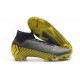 Crampons De Football Nike Mercurial Superfly VI 360 Elite FG Hommes - Gris Noir