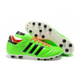 Nouveau Chaussures Football Copa Mundial Vert Orange Noir