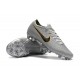 Crampons de Foot Nike Mercurial Vapor XII Elite FG pour Hommes Argent Noir