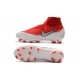 Nouvelles Chaussures de Football Nike Phantom VSN Elite DF FG Rouge Blanc Argent 