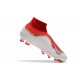 Nouvelles Chaussures de Football Nike Phantom VSN Elite DF FG Rouge Blanc Argent 